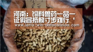 河南:饲料兽药一品一证假冒抵赖寸步难行‘大发bet’(图2) 大发娱乐